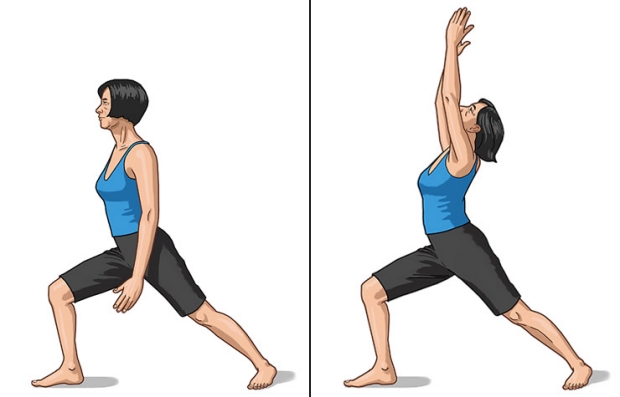 Yoga Warrior Pose